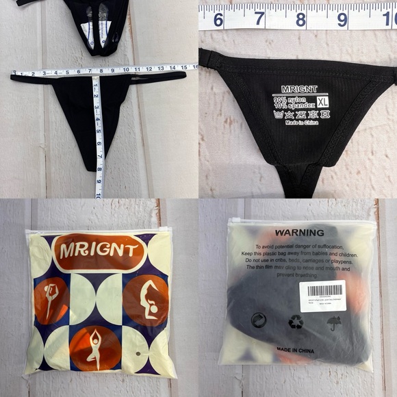 6 Pack G-String Thongs for Women Panties Stretch T-back Tangas Low Rise Hipster - Picture 14 of 14